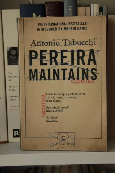 Pereira Maintains - Antonio Tabucchi, knyga