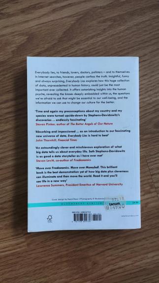 Everybody lies - Seth Stephens-Davidowitz, knyga 1