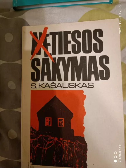 Netiesos sakymas - Stasys Kašauskas, knyga