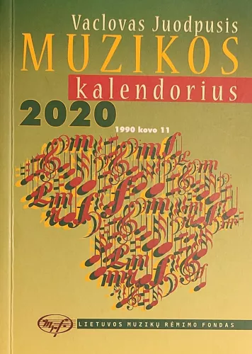 Muzikos kalendorius 2020 - Vaclovas Juodpusis, knyga
