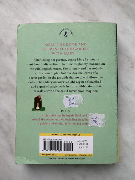 The Secret Garden - Frances Hodgson Burnett, knyga 1