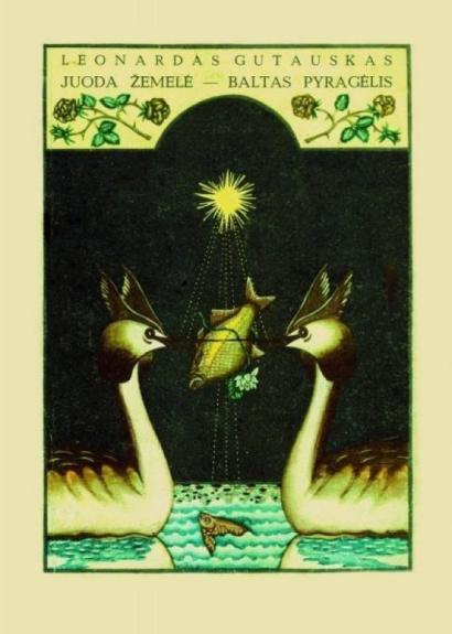 Juoda žemelė-baltas pyragėlis