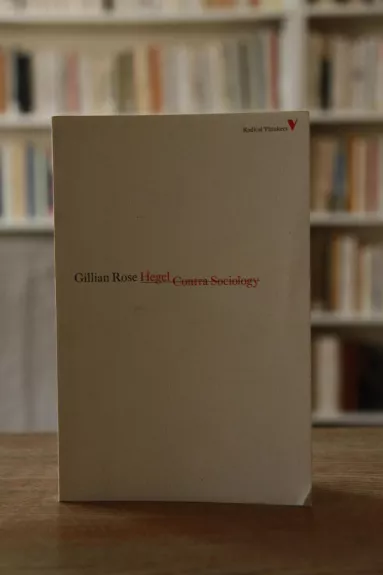 Hegel Contra Sociology - Gillian Rose, knyga
