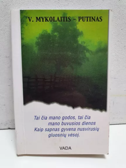 Poezija - Vincas Mykolaitis-Putinas, knyga