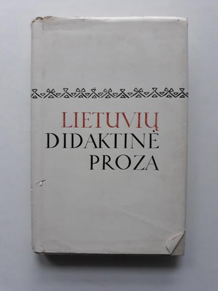 Lietuvių didaktinė proza