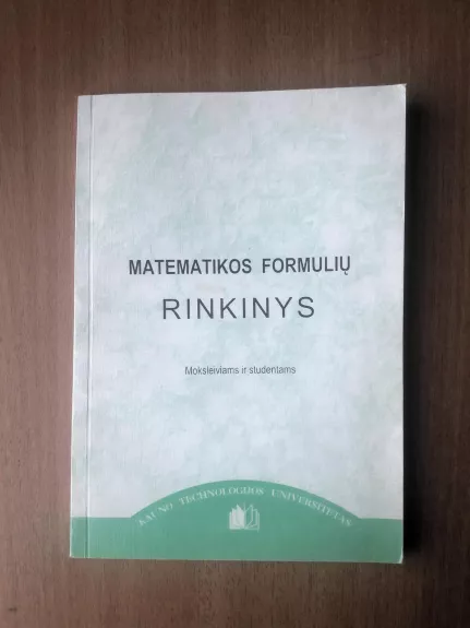 Matematikos formulių rinkinys - Stanislava Kilienė, Stanislava  Žiaukienė, knyga 1