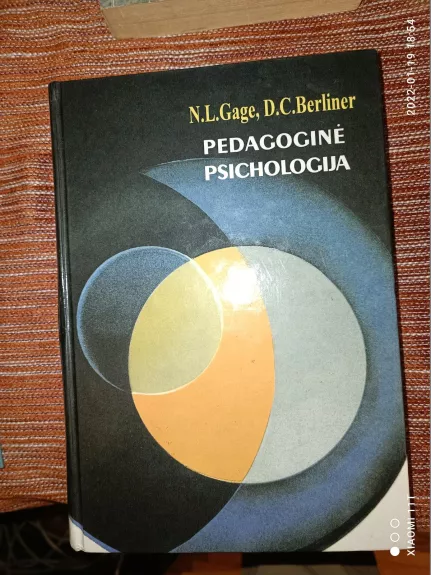 Pedagoginė psichologija - N.L. Gage, D.C.  Berliner, knyga