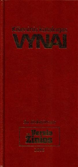 Kišeninis katalogas VYNAI 2005