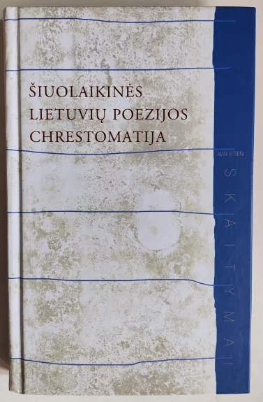 Šiuolaikinės lietuvių poezijos chrestomatija - Sigitas Parulskis, knyga