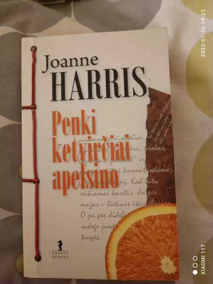 Penki ketvirčiai apelsino - Joanne Harris, knyga