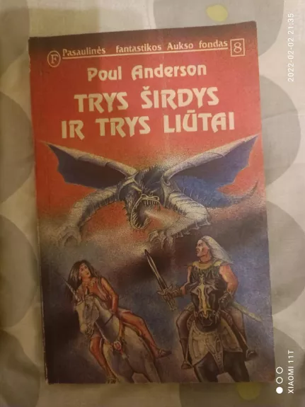 Trys širdys ir trys liūtai - Poul Anderson, knyga