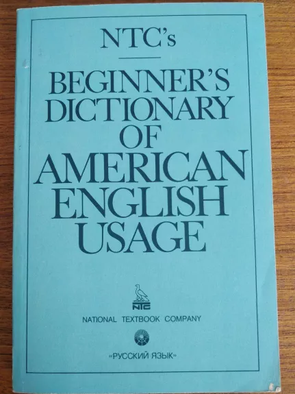 Beginner's dictionary of american english usage