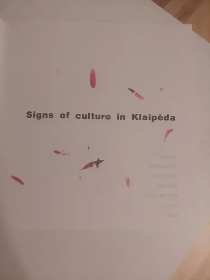 Signs of culture in Klaipėda - Autorių Kolektyvas, knyga 1