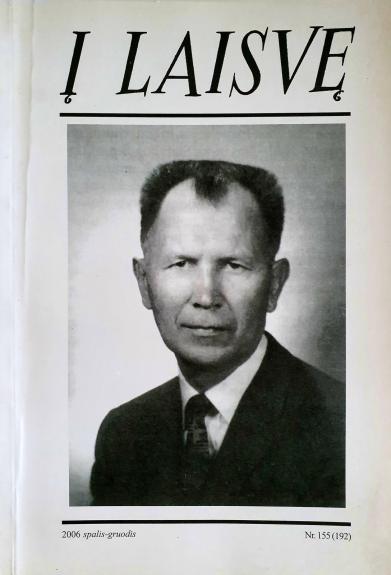 Į laisvę Nr. 155 (192) Spalis- gruodis