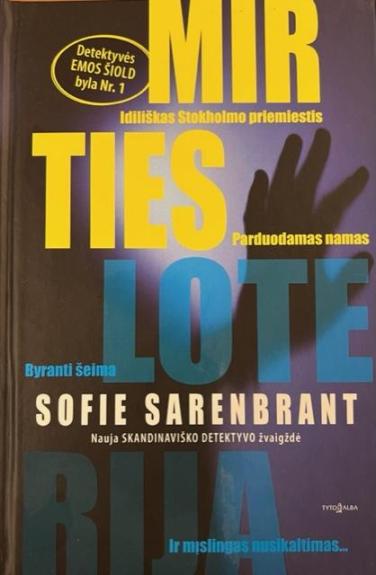 Mirties loterija - Sofie Sarenbrant, knyga