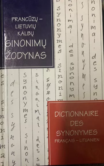 Prancūzų-lietuvių kalbų sinonimų žodynas - Danguolė Melnikienė, knyga