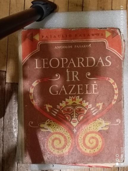 Angolos pasakos. Leopardas ir gazelė