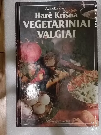 Harė Krišna vegetariniai valgiai - dasa Adiradža, knyga
