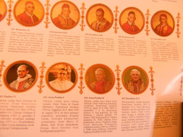 PLAKATAS Romos popieziai - Autorių Kolektyvas, knyga 1