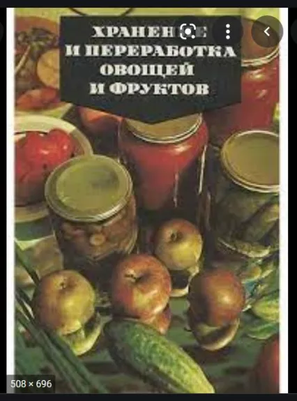 Хранение и переработка овощей - Autorių Kolektyvas, knyga