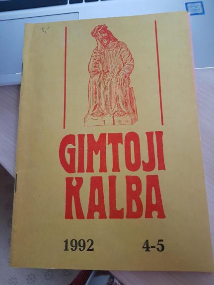 Gimtoji kalba, 1992 m., Nr. 4