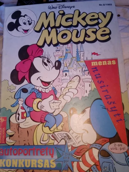 mickey mouse 1993 nr 8 - Walt Disney, knyga