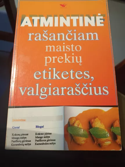 Atmintinė rašančiam maisto prekių etiketes, valgiaraščius - Albina Šiupienienė, knyga
