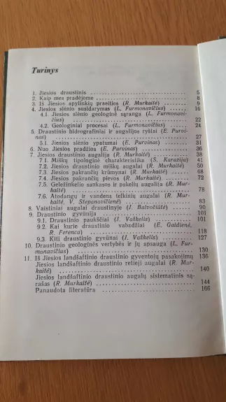 Jiesios landšaftiniame draustinyje - J. Balvočiūtė, S.  Gudanavičius, knyga 1