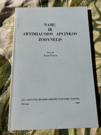 Namų ir artimiausios aplinkos žodynėlis