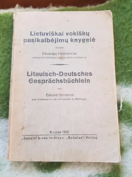 Lietuviškai vokiškų pasikalbėjimų knygelė - Hermannas Eduardas, knyga