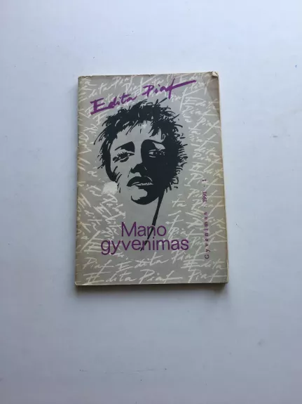 Mano gyvenimas - Edita Piaf, knyga