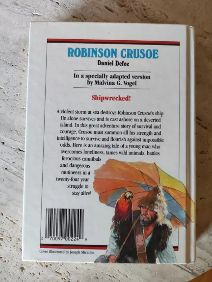 The Adventures of Robinson Crusoe - Danielis Defo, knyga 1