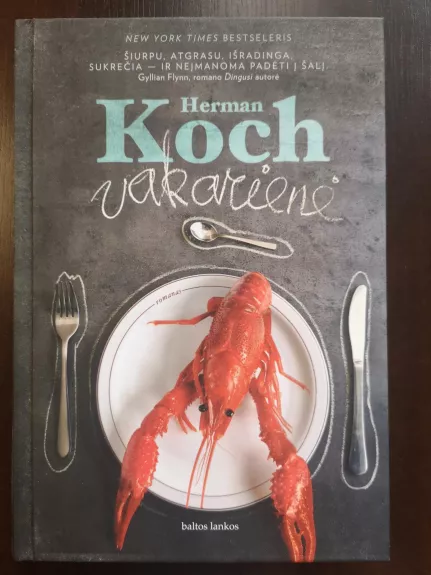 Vakarienė - Herman Koch, knyga 1