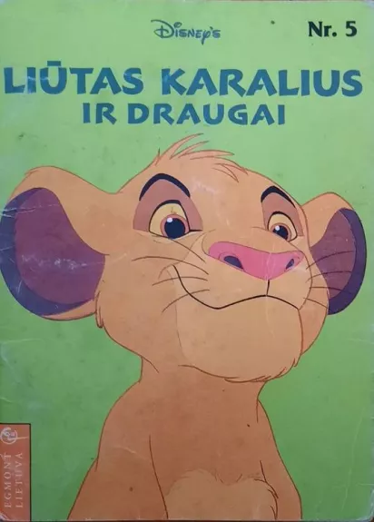 Liūtas karalius ir draugai - Walt Disney, knyga