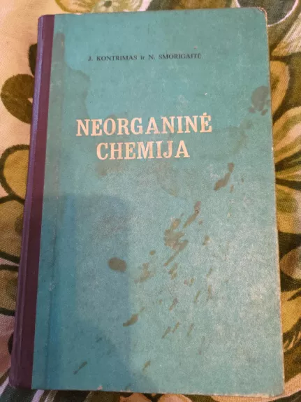 Neorganinė chemija - J. Kontrimas, knyga