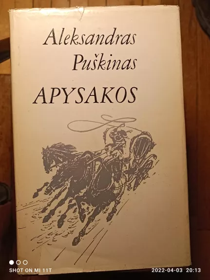 Apysakos - Aleksandras Puškinas, knyga