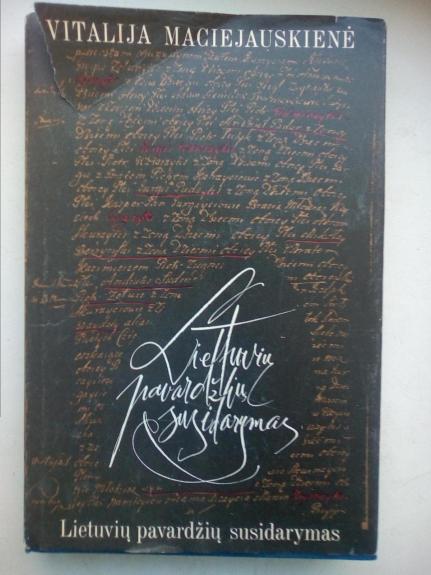 Lietuvių pavardžių susidarymas - M. Macijauskienė, knyga 1