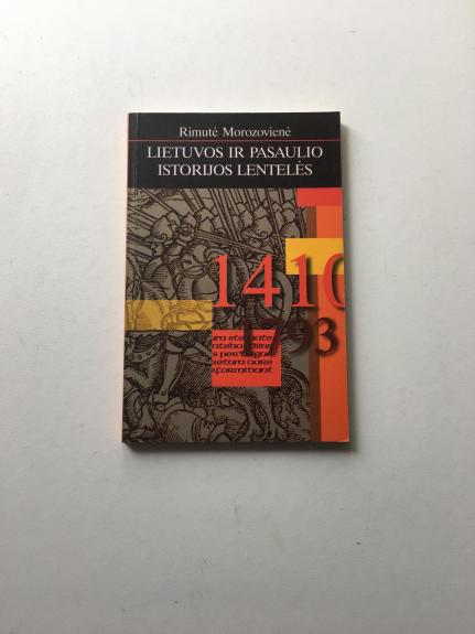 Lietuvos ir pasaulio istorijos lentelės