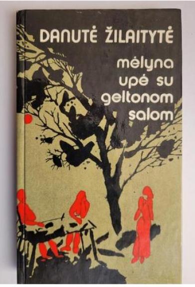 Mėlyna upė su geltonom salom