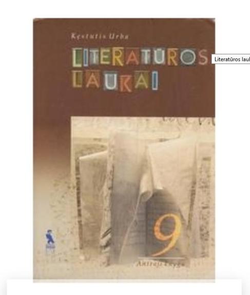 LITERATŪROS LAUKAI 9 kl. ( 2 knyga) - Kęstutis Urba, knyga