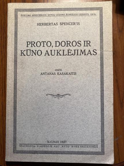 Proto, doros ir kūno auklėjimas