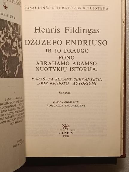 Džozefo Endriuso ir jo draugo pono Abrahamo Adamso nuotykių istorija