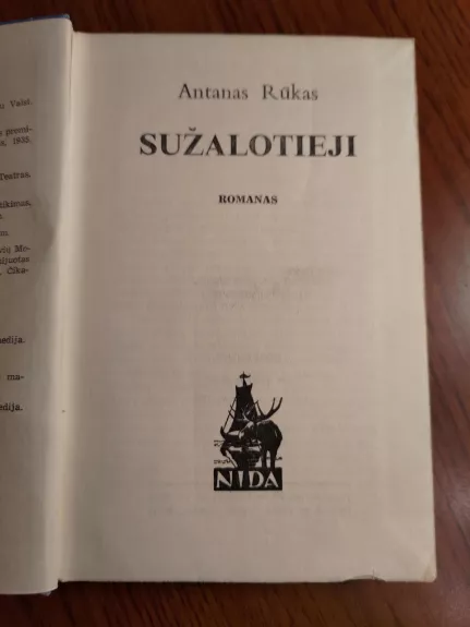 Sužalotieji - Antanas Rūkas, knyga