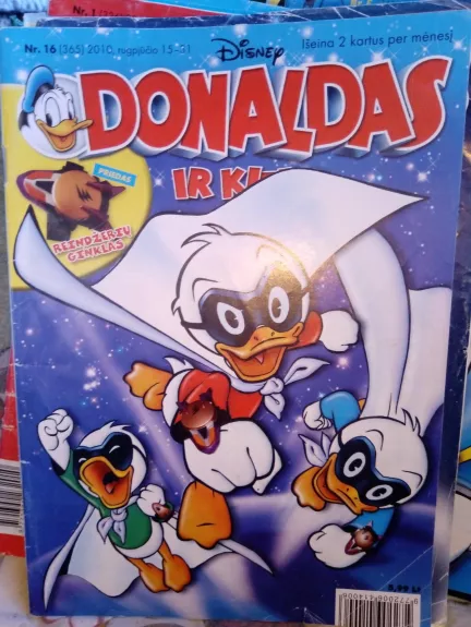 Donaldas ir kiti, 2010 m, Nr. 16 - Walt Disney, knyga