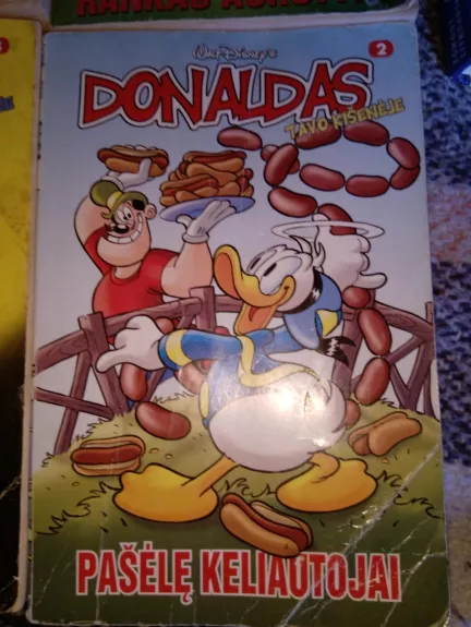Antulis Donaldas Pašėlę Keliautojai - Walt Disney, knyga