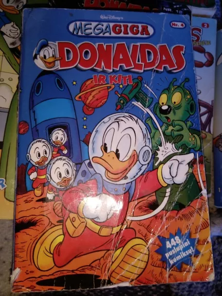 Mega Giga. Donaldas ir kiti. Nr. 4 - Walt Disney, knyga