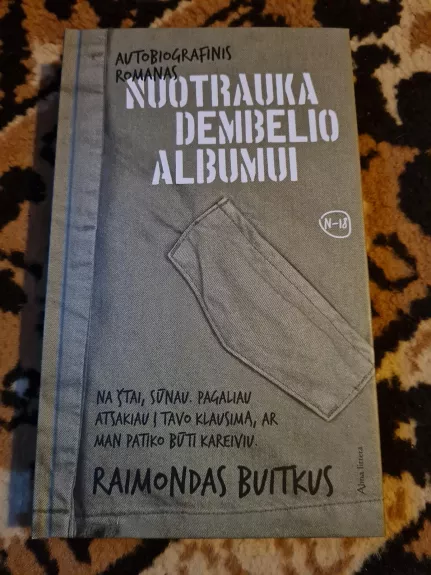 Nuotrauka dembelio albumui - Raimondas Buitkus, knyga