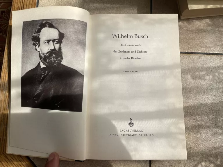 Busch,WilhelmDas Gesamtwerk des Zeichners und Dichters in 6 Bänden (komplett) - Wilhelm Busch, knyga 1