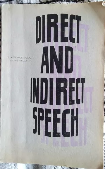 Direct and indirect speech - N.A. Rezanova, knyga 1