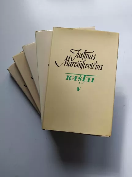 Raštai (5 tomai) - Justinas Marcinkevičius, knyga